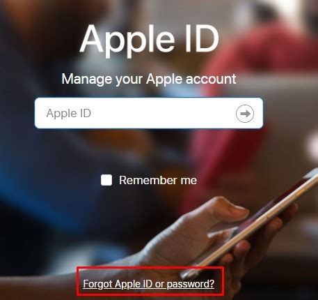 forgot apple id password   resetchangerecover