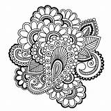Paisley Henna Everfreecoloring Fusion sketch template