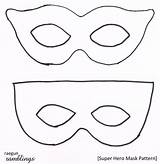 Mask Hero Super Superhero Masks Cape Pattern Template Drawing Tutorial Printable Makeyourown Getdrawings Sampletemplatess Ramblings Rae Gun sketch template
