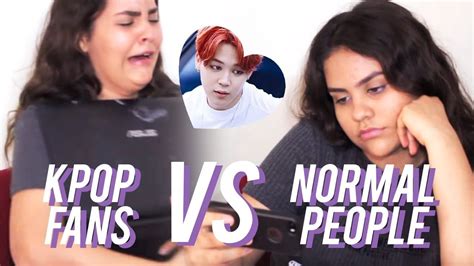 kpop fan vs normal people youtube