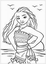 Moana sketch template