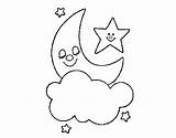 Dibujos Coloring Colorare Lua Estrella Estrelas Disegni Lunas Stelle Lune Lluna Estrelles Coloringcrew Cdn3 Coloriages Dibuix Dibuixos Acolore Cdn5 Oras sketch template