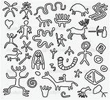 Petroglyphs Ancient Vector Stock Clip Illustration Drawing Drawings Symbols Royalty Depositphotos La Choose Board Norte Painting Chile Illustrations Visit Vectorstock sketch template