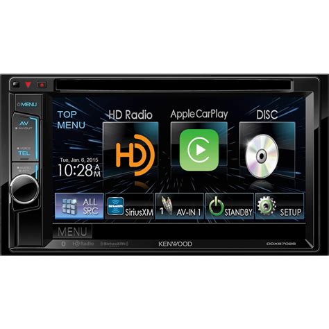 kenwood ddxs  double din bluetooth  dash dvdcdamfm receiver  hd radio walmartcom