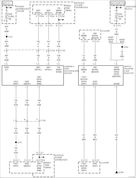 dodge durango electrical schematic wiring diagram