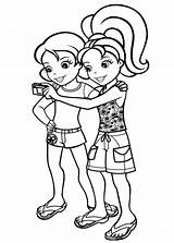 Coloring Selfie Designlooter Polly Pocket Pages sketch template