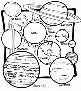 Solar System Coloring Pages Printable Color Getdrawings sketch template