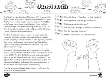 printable juneteenth louisiana worksheet coloring pages kids