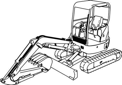 excavator coloring pages coloring home