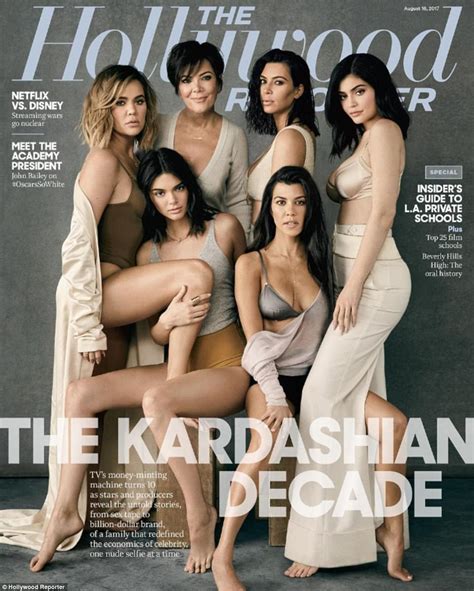Kardashian Girls Pose In Nude Hues For Hollywood Reporter