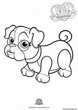 Dog Coloring Parade Cute Pages Bouledogue Pet Printable Popular sketch template