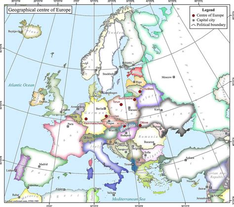 geographical midpoint  europe wikiwand