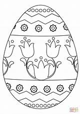 Ostereier Osterei Ostern Easter Malvorlagen Pasqua Uova Uovo Tulpe Malvorlage Tulpen Muster Oster Stampare Malbilder sketch template