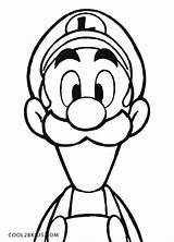 Luigi Coloring Mario Pages Face Mansion Colouring Printable Super Mushroom Cool2bkids Kids Haunted Bros Template Luigis Sheets Clipart Print Game sketch template