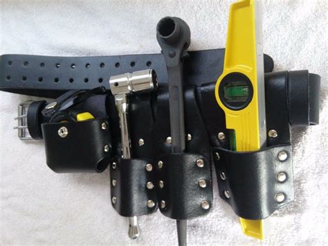scaffolding leather belt set  full tools heavy duty black spanner   buy items