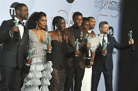black panther wins top honor at sag awards