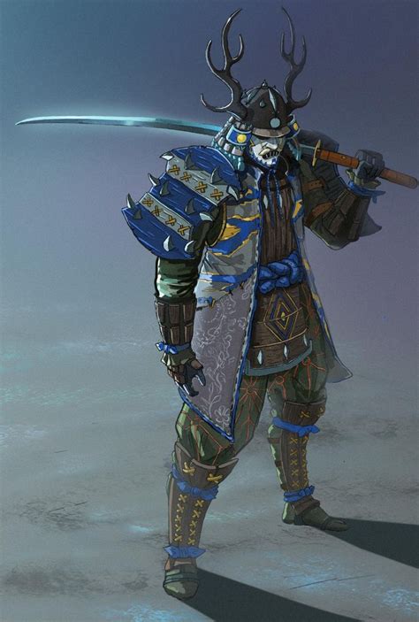 kensei fan art  anbox  deviantart samurai artwork character art fantasy character design