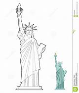 Statue Liberty Coloring Symbol Book Freedom Democracy Usa Monument Sculpture York sketch template