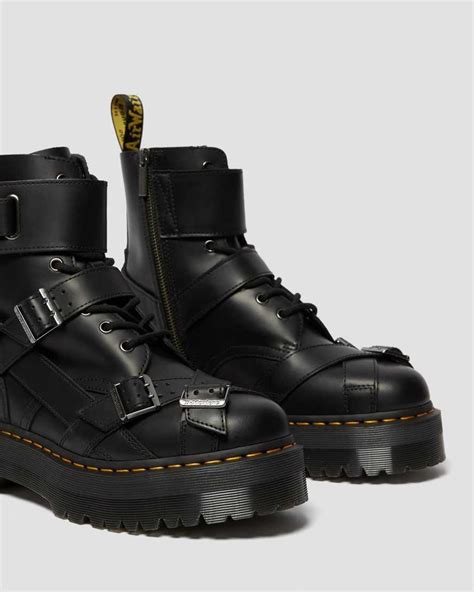 jadon strap platform leather boots dr martens