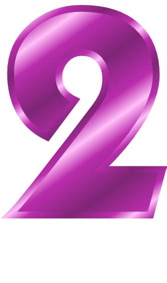 purple metal number