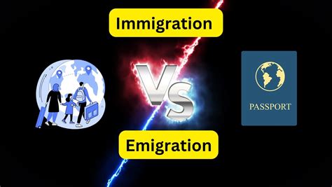 difference  immigration  emigration