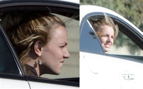 Photos Of Britney Spears With Her Head Out The Car Window