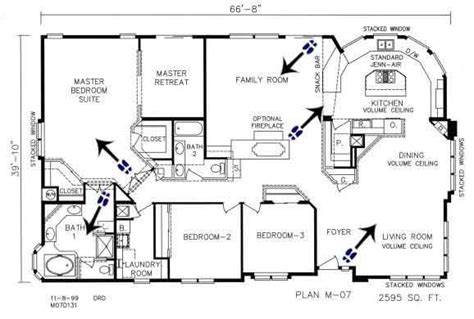 triple wide mobile home floor plans triple wide manufactured home bright  open floor