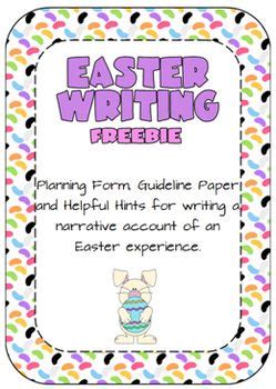 easter writing freebie narrative account  personal experience