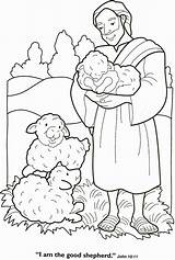 Sheep Coloring Feed Pages Lost Bible Shepherd Printable Parable Lord Good sketch template