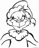 Grinch Coloring4free Stole Clipartmag Whoville Carrey Cunning sketch template