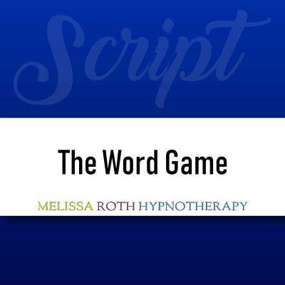 word game melissa roth