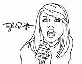 Taylor Swift Coloring Pages Singer Coloring4free Country Carrie Underwood Getcolorings Realistic Color Getdrawings Printable Minaj Nicki Colorings sketch template