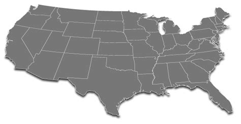 mapa de estados unidos png