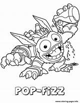 Fizz Pop Coloring Skylanders Pages Skylander Giants Series1 Magic Popfizz Printable Colouring Print Drole Search sketch template