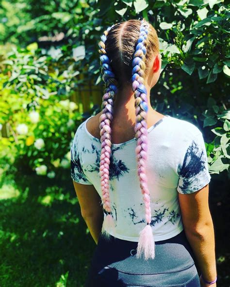 Classic Two Dutch Braids 🎀 This Is Our Most Requested Color Blue To