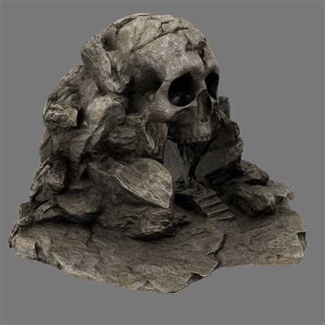 Skull Cave 3d Model Turbosquid 1195055