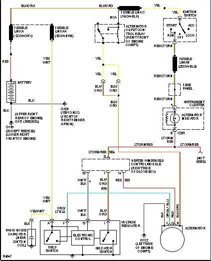 alt wiring diagram   mercury grand marquis  motor