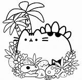 Pusheen Kolorowanki Druku sketch template