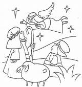 Coloring Pages Christian Kleurplaat Christmas Bible Herders Story Color Kerstmis Engel Kleurplaten Characters Vertelt Kids Children Shepherds Het Clipart Nl sketch template