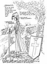 Bible Sheets Coloring4free Lady 2799 Ephesians Wallpaper Practicalpages Medievalists Bearer sketch template