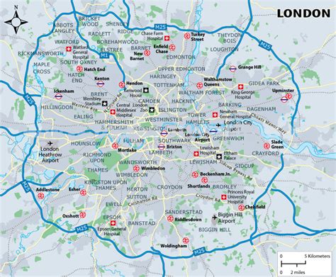 map  london