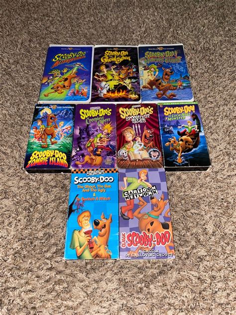 vintage vhs scooby doo  total etsy