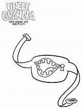 Uncle Grandpa Coloring Pages Printable Cartoon Recommended sketch template