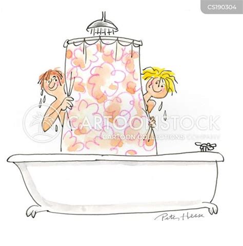 Shower Curtain Cartoons And Comics Funny Pictures From Cartoonstock