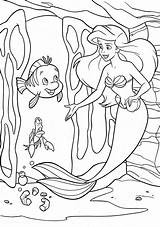 Ariel Ausmalbilder Flounder Arielle Walt Pequena Sereia Ausmalbild Malvorlagen Kostenlos Effortfulg Azcoloring Princesscoloring Uitprinten Downloaden sketch template