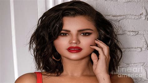 Music Selena Gomez Singers United States Woman Singer Actress Lipstick