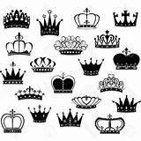 Crown Drawing Queens Vector Clipart Queen Silhouette Medieval Drawings Princess Getdrawings Paintingvalley Collection sketch template