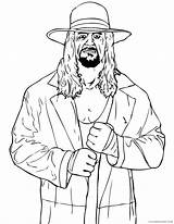 Coloring Pages Coloring4free Undertaker Wwe Related Posts sketch template
