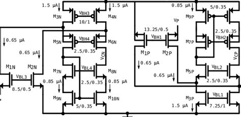 transistor level schematic   proposed comparators transistors  scientific diagram