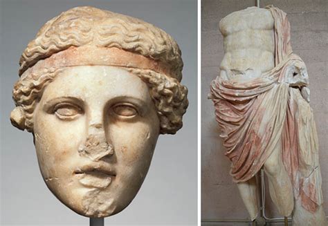 Ancient Statues Show Their True Colours Lucius Romans